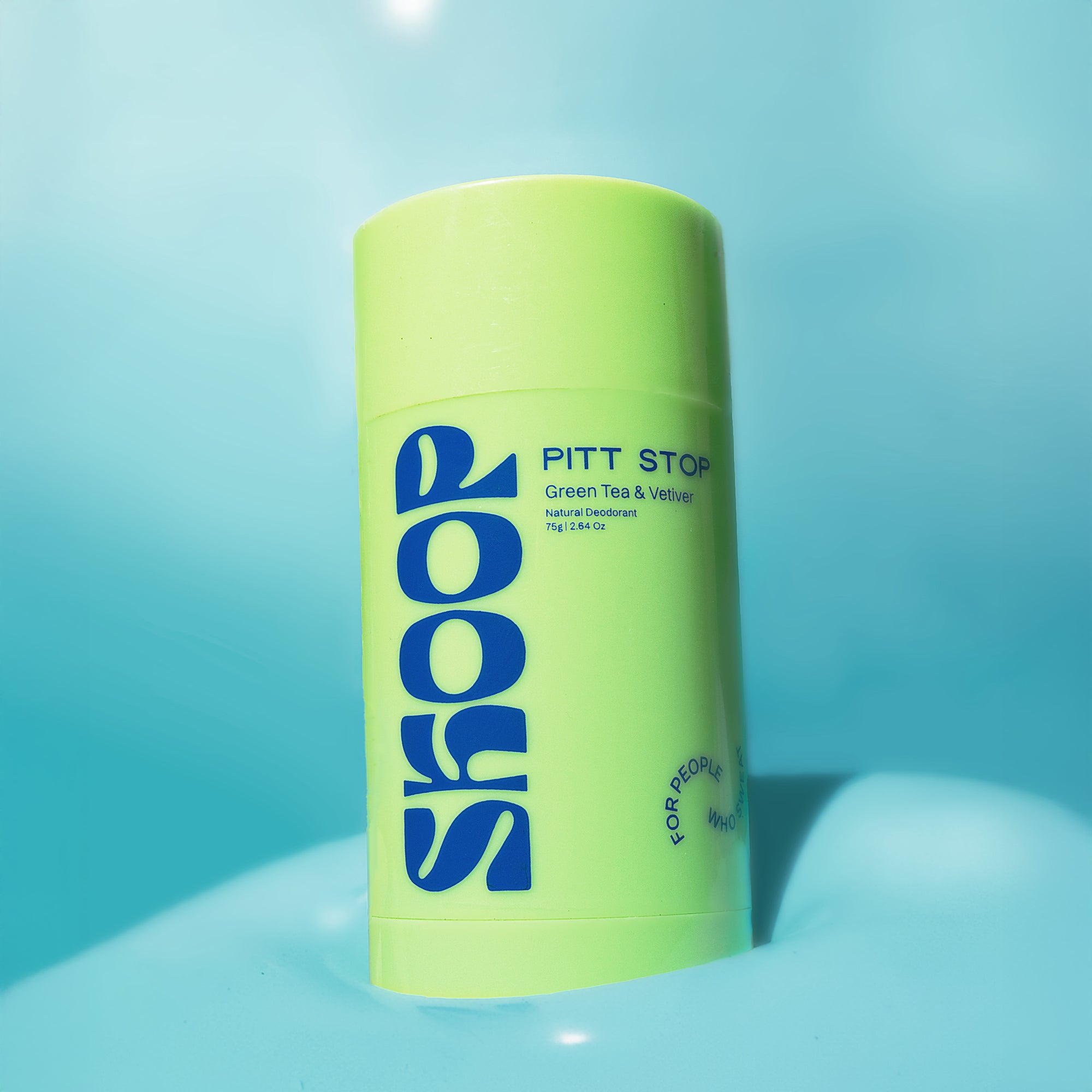 Pitt Stop, Natural Deodorant, Green Tea and Vetiver