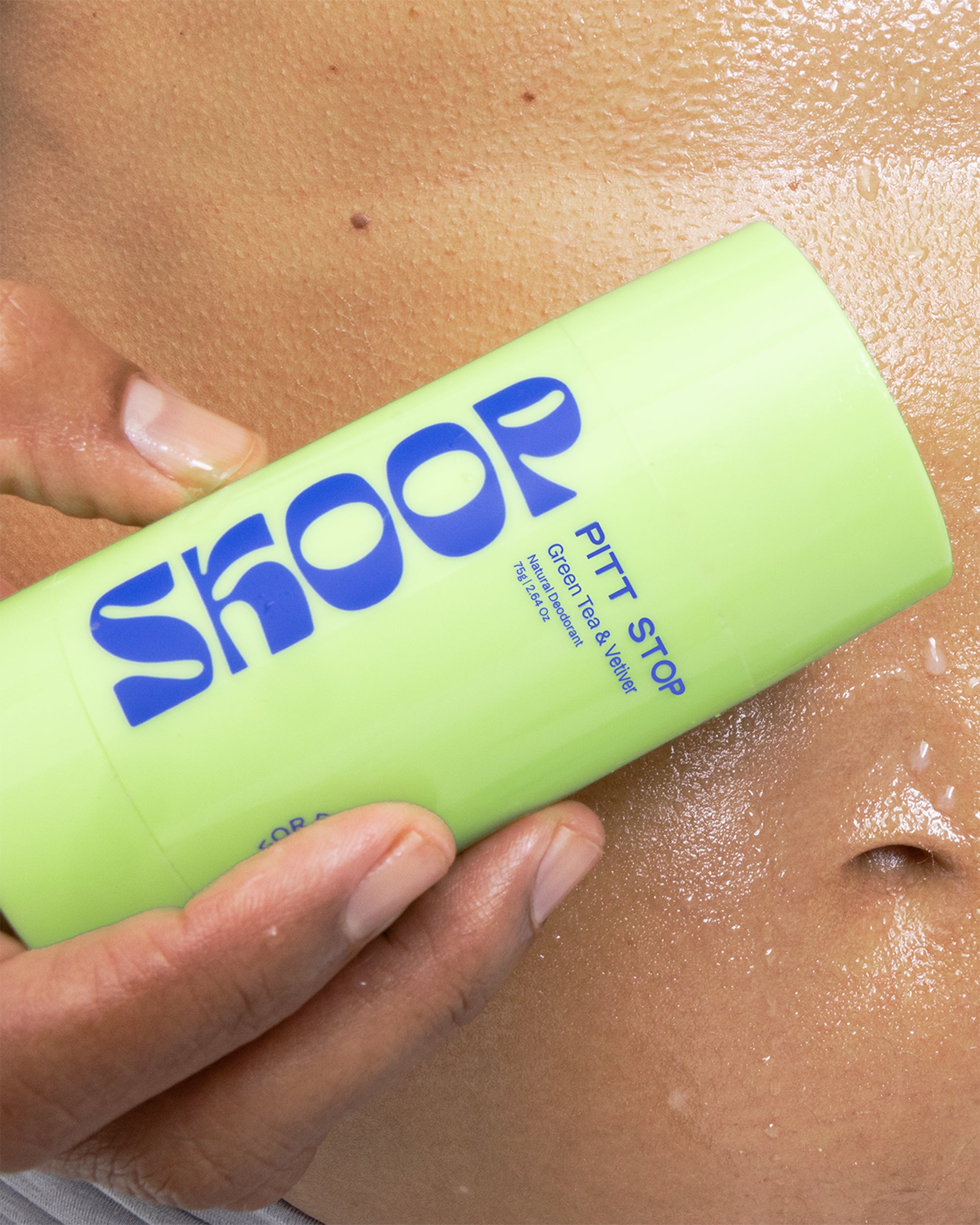 Pitt Stop, Natural Deodorant, Green Tea and Vetiver