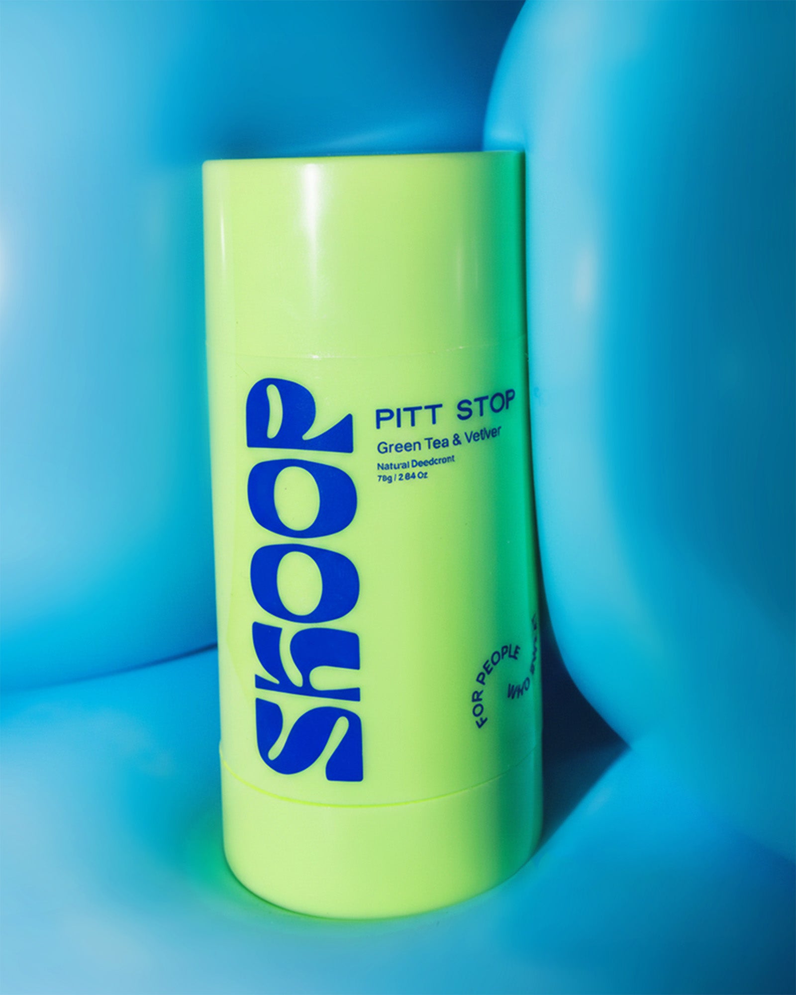 Pitt Stop, Natural Deodorant, Green Tea and Vetiver